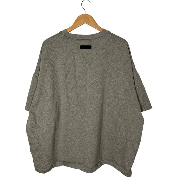 Fear of God Essentials Spellout Logo Oversized T-Shirt Size Large Gray - Picture 5 of 9